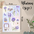 [PART 3] Flowers Stickers  / stiker bunga untuk jurnal scrapbook aesthetic / Stiker  hp laptop. 