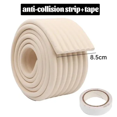 2M Children Safety Corner Protector Baby Protection Furniture Corners Angle Protection Anti-collision Soft Foam Strips Stickers