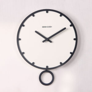 Fesyen eropah bisu jualan panas Swing jam dinding rumah ruang tamu sederhana suasana minimalis moden jam kuarza kreatif