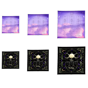 Divinations thẻ Khăn trải bàn tấm thảm đọc tarots Khăn trải bàn Chiêm Tinh Phù Thủy Sàn Vải trang trí tường