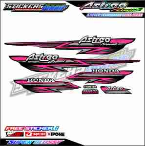 STRIPING VARIASI HONDA ASTREA GRAND / STICKER LIST VARIASI MOTOR ASTREA GRAND