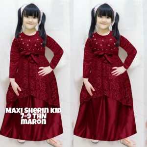Pakaian Anak Perempuan: Maxi Dress & Gamis Brokat Mewah
