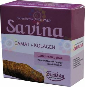 SABUN WAJAH SAVINA GAMAT PLUS KOLAGEN SABUN WAJAH SAVINA
