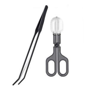 Long Tweezers Reptiles Feeding Tongs Clamp Length for Pet Enthusiasts and Professional Use