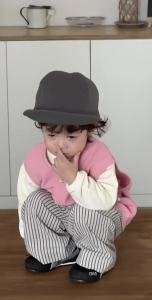 Korean-style childrens autumn clothing 2025 Autumn baby clothing vest jacket boys sweatshirt set