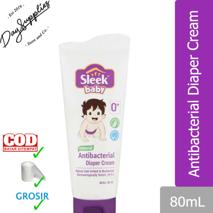 Sleek Baby Antibacterial Diaper Cream 80mL