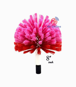 Cleaning Cobweb Brush/Cobweb Duster/Ceiling Round Brush Head/Spider Web Duster(Head Only Kepala Sahaja)/Penyapu Sawang Bulat Brus/Cobweb Brush Berus Sawang Desaku Use For Cleaning/Sapu Sawang Bulat/Twist-On Cobweb Duster(Soft Bristles)For Indoor&Outdoor U