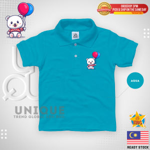 Unique Os MY Kids Polo The Ultimate Blend of Style and Comfort for Active Kids Panda Balloon