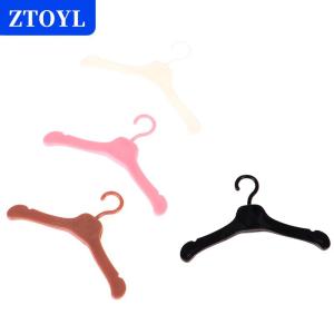 [COD]🔥🔥🔥ZTOYL 10PCS Lovely Hangers Mini Cute Wardrobe Dress Coat Clothes Plastic Accessories