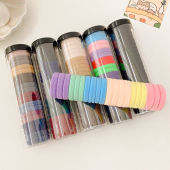 Set 20 Dây Chun Buộc Tóc Siêu Xinh Đựng Chất Thun Buộc Siêu Co Dãn Nhiều Màu (CÓ HỘP)
