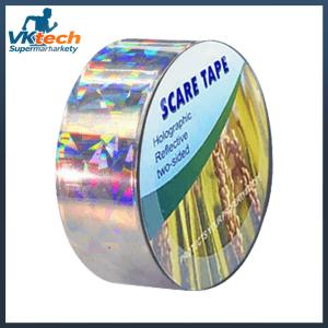 2.4CMX50M/4.8CMX50M BIRD SCARE RIBBON ให้นกออกไปริบบิ้นเทปภาพสะท้อนความหวาดกลัวสำหรับสวนสวนสวนหรือลานบ้าน