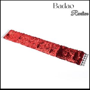 Badao Bling Womens Sequins Elastic Stretch Wide Waist Belt Waistband Casual