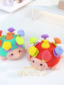 Baby Teether Teething Toys Hedgehog Teether For Newborn Baby Newborn Infant Learning Developmental