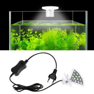 Senzeal M3 Aquarium LED lighting Fan-shaped 5W Lamp Clip-on Aquarium Fish Tank Lamp Super bright Freshwater Led