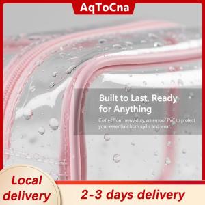 [COD] AqToCna Ship within 24 hours Waterproof Makeup Bag 1pcs Large Capacity Cosmetic Organizer Portable Toiletry Bag for Women Home Trip
