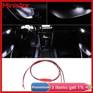Ministar LED Ambient Light Transparent Lamp Body Circular Car Inner Bowl Light Door Handle Lights Handrail Lights Decorative Lamp