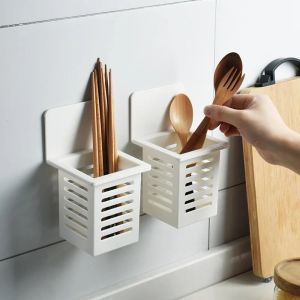 Removable Tableware Storage Drain Rack Bathroom Toothpaste Toothbrush Holder Household Space-saving Hanging Basket