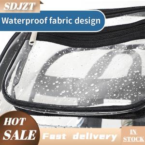 SDJZT Ba lô trong suốt túi lưu trữ trong suốt sinh viên bookbag Túi lưu trữ túi rõ ràng bãi biển túi làm việc trường học