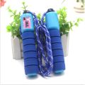 Tali Lompat Skipping Dengan Penghitung Loncatan / Tali Skipping / Jump Rope Skipping Soft Handle with Counter. 