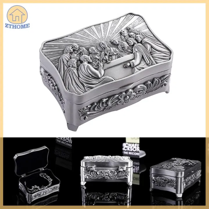 ZTHOME Rosary Necklace Jewelry Storage Box Catholic Christian Rosary ...