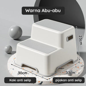 Bangku Pijakan Kaki Anak Tingkat Kursi Duduk Kaki Tangga Toilet Kursi Step Stool Bayi HSB816