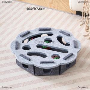 [COD] Cozyroom เกมปริศนาแมวแบบโต้ตอบกล่องสักหลาดสำหรับแมวในบ้านแมวลูกแมวเครื่องมือฝึกจิตซ่อนและแสวงหาของเล่นความคล่องตัวของแมว