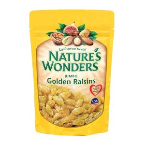 NATURES WONDERS Jumbo Golden Raisin