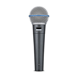 Shure BETA 58A Wired MIC ไมโครโฟนไดนามิกมือถือมืออาชีพสำหรับการแสดงสเตจพร้อมปลั๊ก 3 ปิน