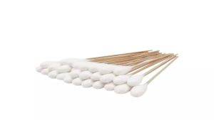 100 que tăm bông dài 6 inch (kích thước lớn) dùng cho thú cưng vệ sinh súng hoặc trang điểm.