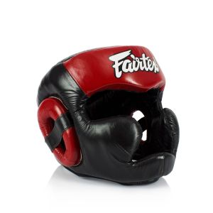 Fairtex HG13 Black Red Headgear