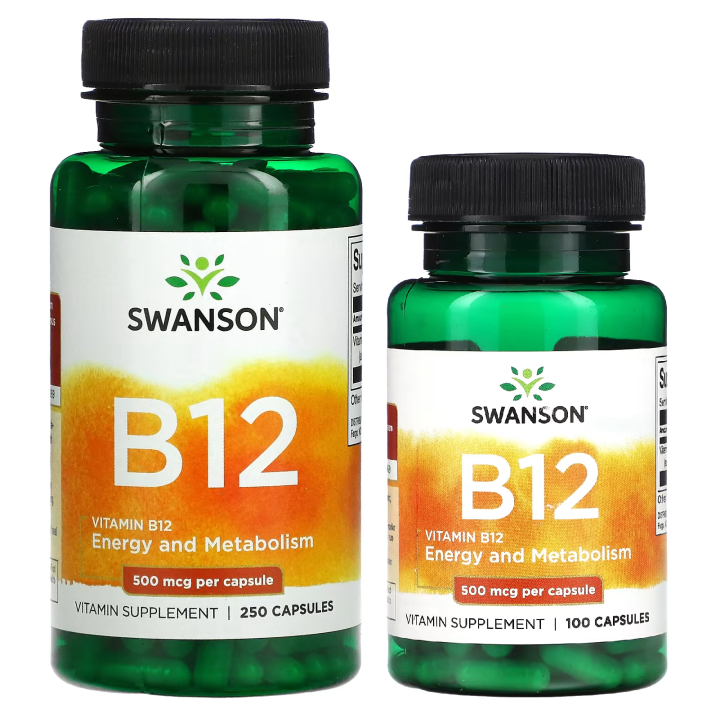 Swanson, Vitamin B12, 500 Mcg, 100 / 250 Capsules | Lazada PH