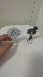 Alien Stage Chibi Standee 2pcs Till Ivan Halloween Ghost Outfit Anime Game Figures Thick Acrylic Desktop Ornament Birthday Holiday Gift for Friends