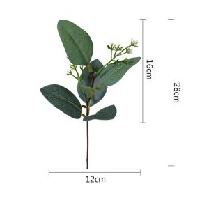 MIRELAE 1/10PCS Photo Prop Wedding Party Greenery Stems Home Decor With Flowers Eucalyptus Leaves Fake Plants Artificial Plant