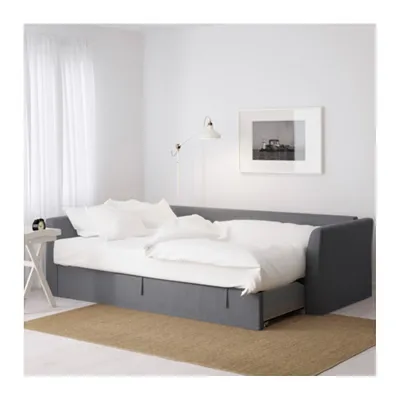 Gray beige light pink white in corner sofa bed of IKEA Holmsund is purchased by IKEA in China.