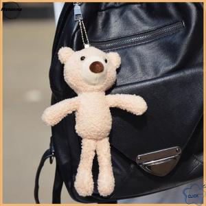 Follow Get More【Metonna】 Cute Stuffed Bear Dolls Soft Mini Animal Plush Keychain Room Decorations Car Decoration Props