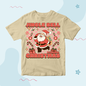 Code8.id DTF2 Baju Kaos Natal Anak Laki Laki Karakter Jinggle Bell Best Seller MURAH DAN TRENDY