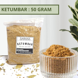50 Gram Ketumbar Bubuk Asli 100% Organik Murah Original Rempah Rempah Komplit Bumbu Kebuli