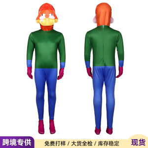 Cross-border new pop mart rainbow crying baby cos suit onesie doodle girl halloween stage performance costume gifts