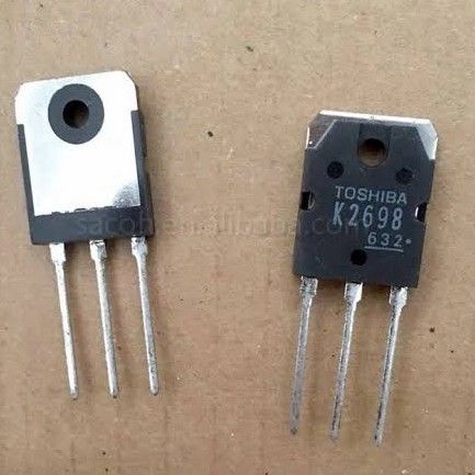 5pcs 2SK2698 K2698 N-Channel MOSFET Transistors – TO-3P Package, Unbranded
