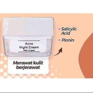 Night Cream Ms Glow / Cream Wajah / Cream Malam Ms Glow