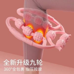 Con Lăn Massage 9 Bánh 360 Độ Đa Năng | Dụng Cụ Roller Massage Cổ Vai Gáy Toàn Thân