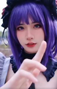 Dressing Doll Falling in Love cos Clothing   Xiduochuan Sea Dream   Black River Droplet Maid cosplay