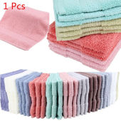 1*Face Towel Extreme Comfort Cotton Antibacterial Absorbent Face Towel Dry Body Wash Cloths