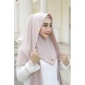 Pasmina Inner bahan jersey terbaru dewasa | Pashmina instan Jait dagu. 