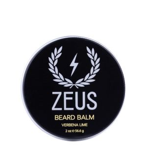 ZEUS Beard Balm Leave‑In Conditioner for Men Styling Balm (Sandalwood)    Softens Coarse Hair Reduces Frizz & Keeps Facial Hair Shaped All Day with Strong Premium Grooming Control (Made in USA) 2oz