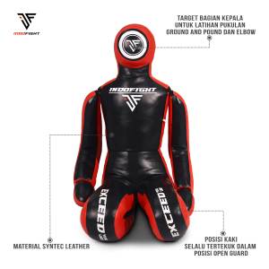 Boxing Dummy indofight Dummy BJJ Grappling Jiujitsu Boneka boxing Tinju Patung Boxing Tinju Boxing Bob Samsak Manusia