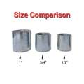 RSC Conduit Coupling Copling Steel 1/2" ( Sold per 2 piece ). 