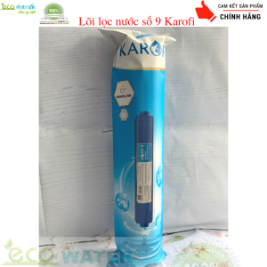 [ Tặng kèm dây phi 6] Lõi lọc nước số 9 karofi - lõi lọc nước nano silver