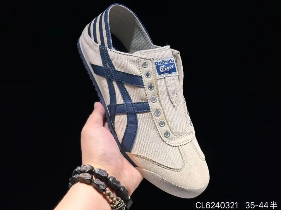 HOT Suede Onitsuka Tiger Slip On Gray Mexico 66 Suede