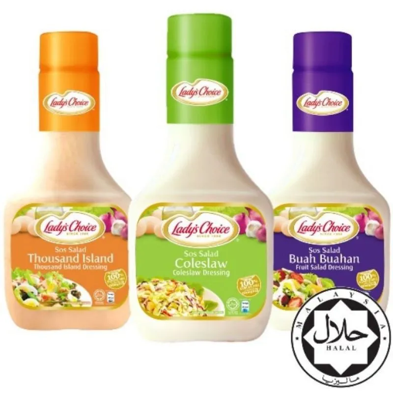 Lady's Choice Salad Dressing Coleslaw/Thousand Island/ Fruits 250ml | Lazada